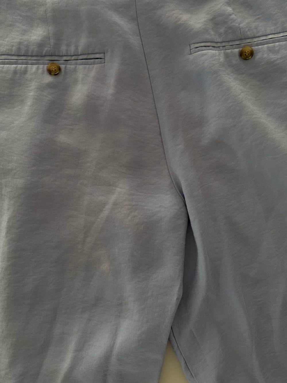 ZARA Women’s Pleated Full Length Pants - Pastel Blue -Size Medium *Read details - Picture 13 of 13